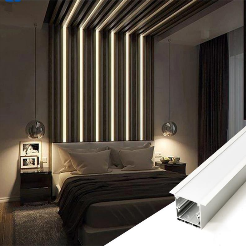 High Quality Ceiling Recessed Mounted Indoor Living Room 12v 24v Cuttable Line Light Aluminum Profile Led Strip Light