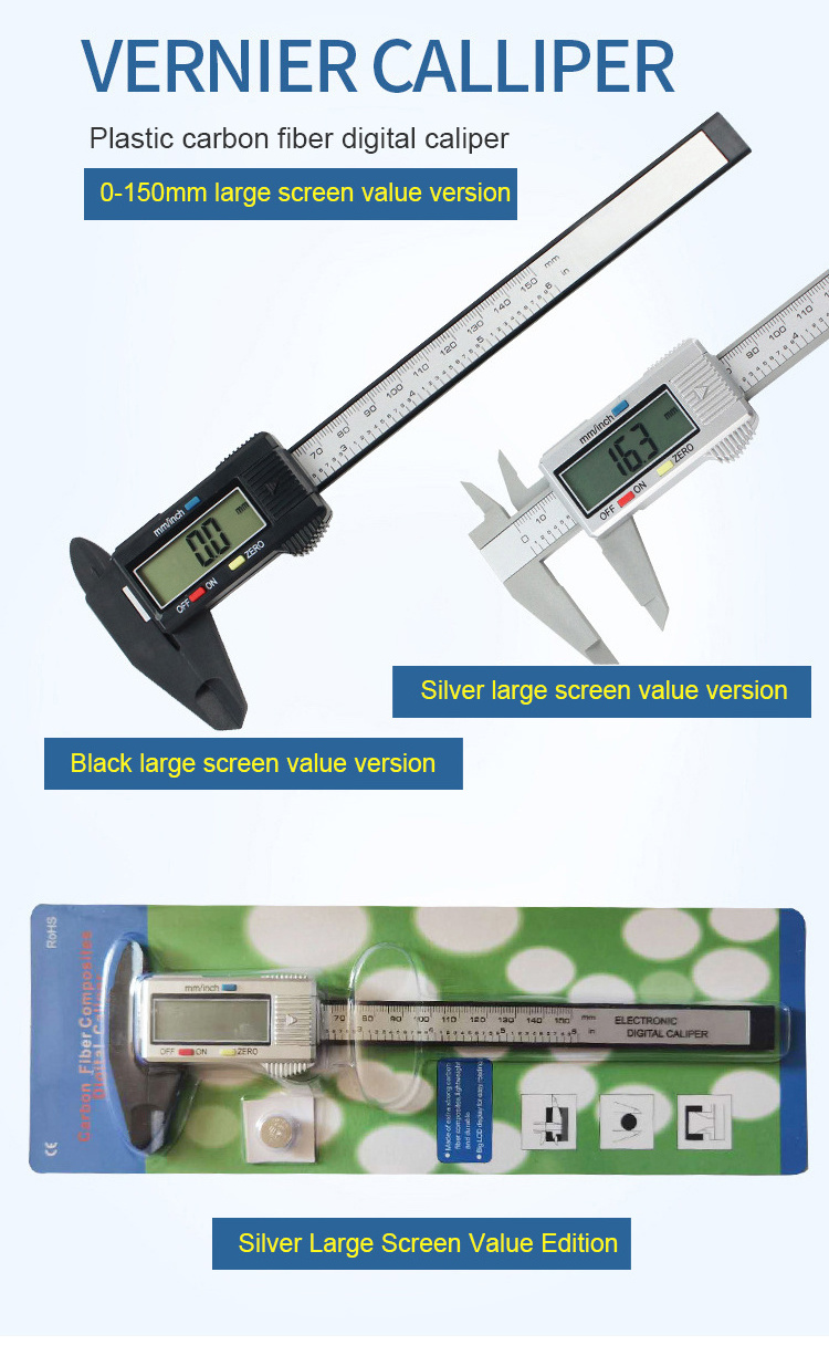 Wholesale  High Precision 150mm dial caliper  High Quality insize vernier-calip digital vernier calipers  measuring tools