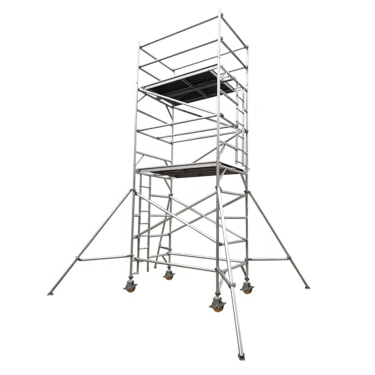 China manufacturer aluminum scaffold tube diameter swing stage scaffold tower