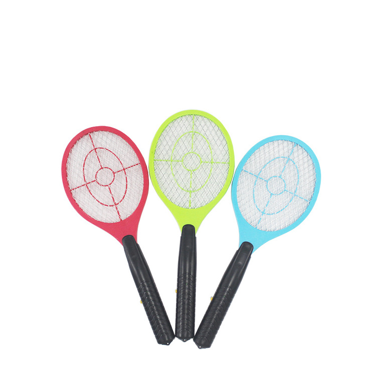 Custom Popular Plastic Battery Rechargeable Electric Fly Swatter Mosquito Trap Swatter killer Racket