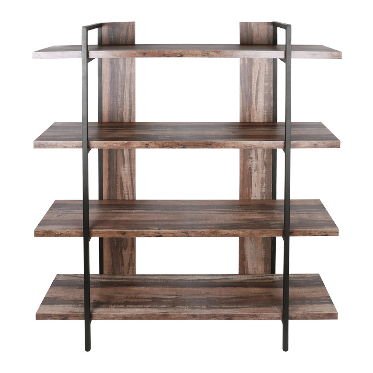 K&B modern MDF metal shelves storage racks house storage rack shelf organizer for bedroom