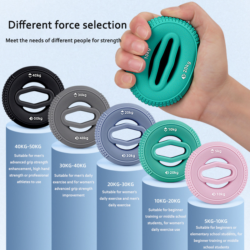 K&B Home Silicone Grip Wrist Strength Trainer For Hand Movement Pressure Relief Grip Ring