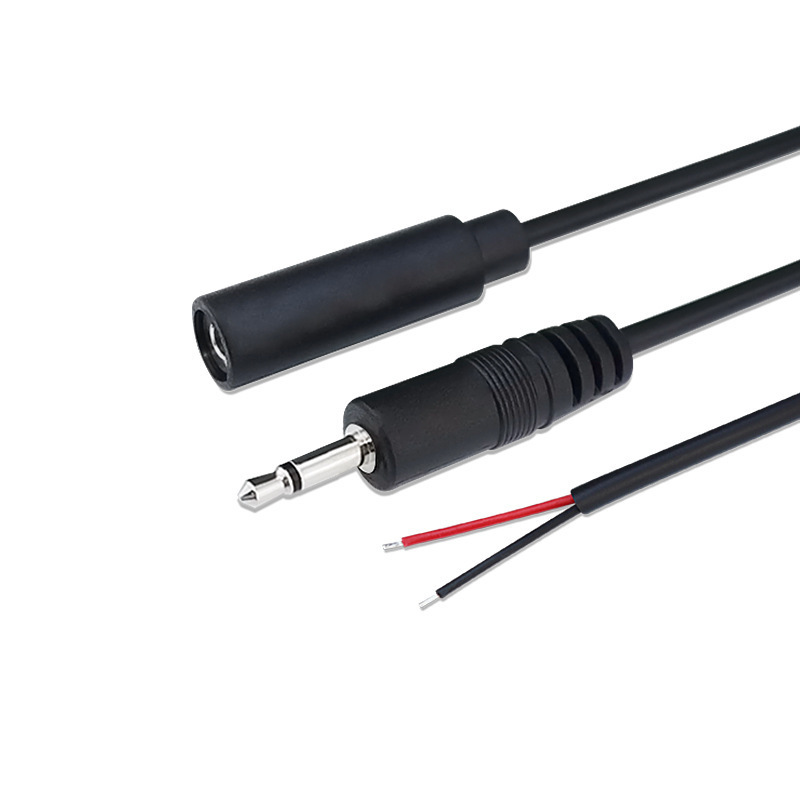 Customization 2.5mm mono speaker audio power cord 3.5mm mono power amplifier pickup single AUX audio cable