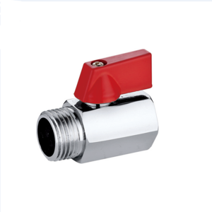 Zhejiang Kaibeili OEM 1/4" Female BSP x 1/4" Male BSP brass water mini ball valve