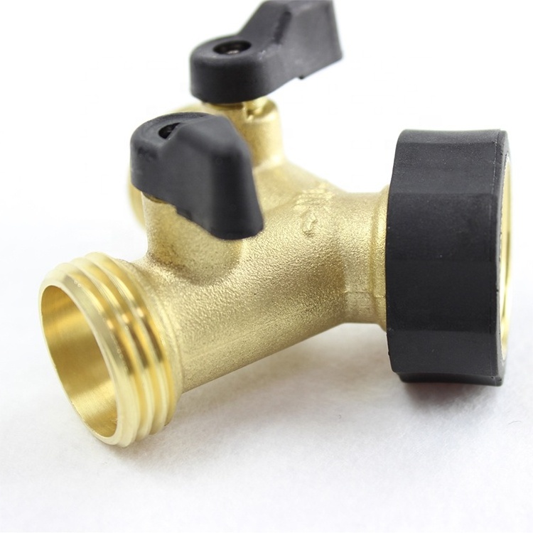 Zhejiang Kaibeili Adjustable Water valve Garden Hose Manifold Hose Bib Outlet Splitter