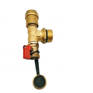 Water Heater Floor Pressure Reducing Brass Air Vent Valve For Underfloor Heating