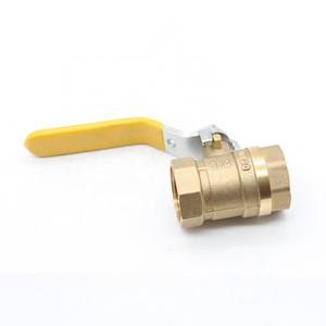 Zhejiang Kaibeili PN20 400 WOG Bronze Color Painted Kitchen Safety Brass FXF Thread 1/2" Gas Ball Cock Valve With Steel Handle