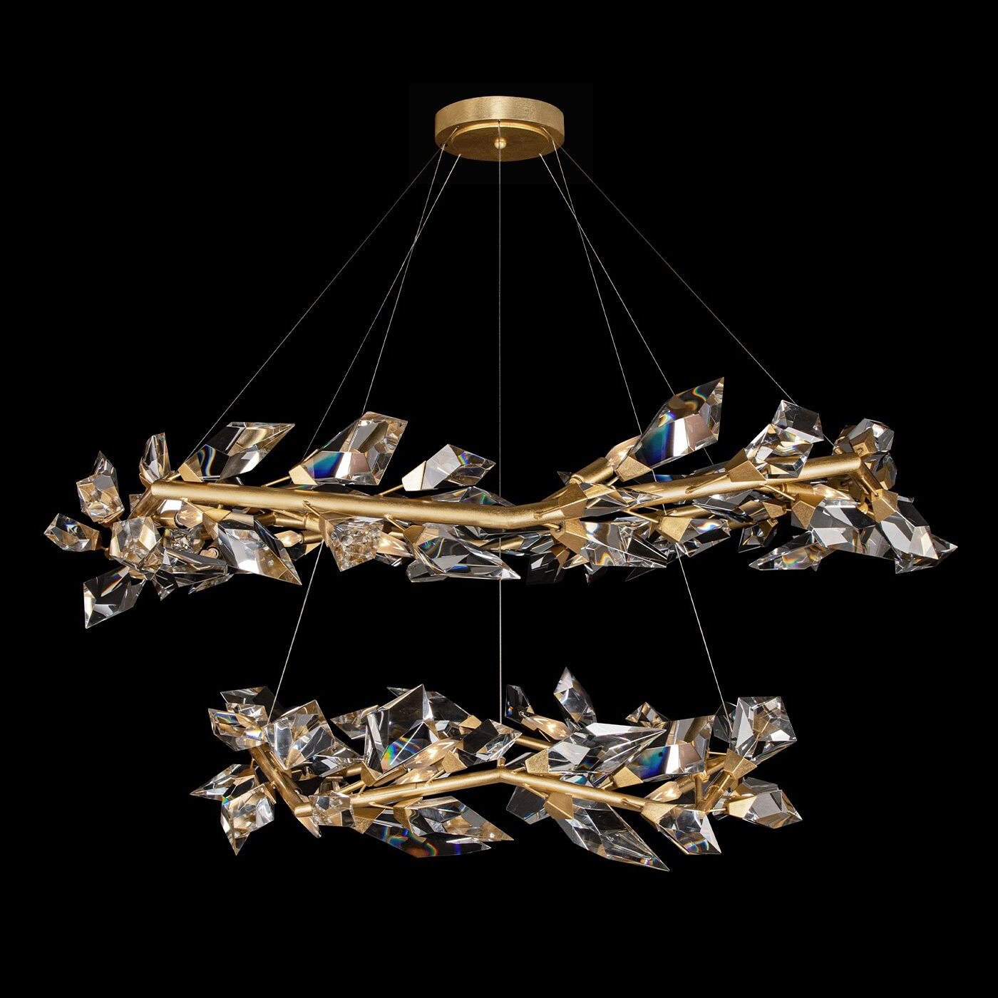 ceiling light  stair high end gold  hotel  dining room  luxury large hanging modern crystal chandeliers & pendant lights