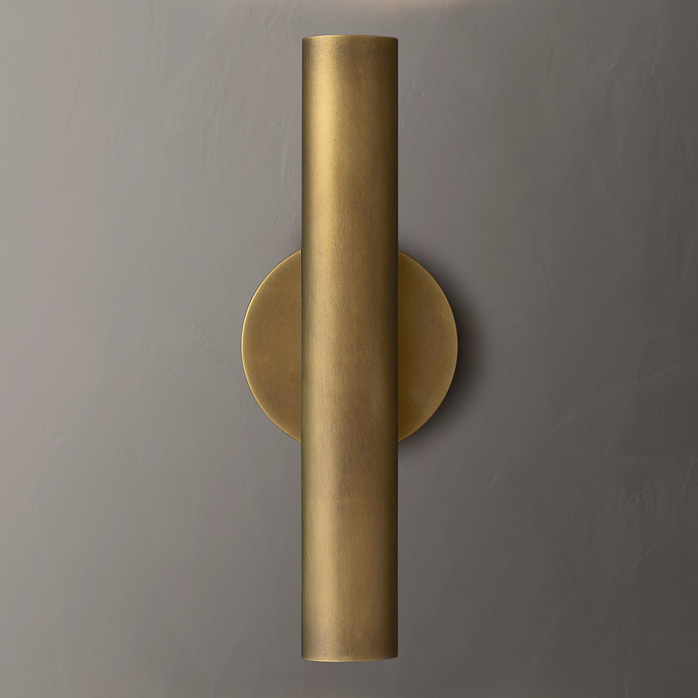 brass wall sconce bed hotel copper  wall light classic  decor decoration lighting tube task wall lamp