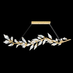 modern branch dining room  Linear pendant lights k9 gold  crystal chandelier pendant light for dining table