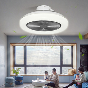 Low Noise Modern App Control Home Bedroom Living Room 220V Smart Led Ceiling Fan With Light And Remote Control