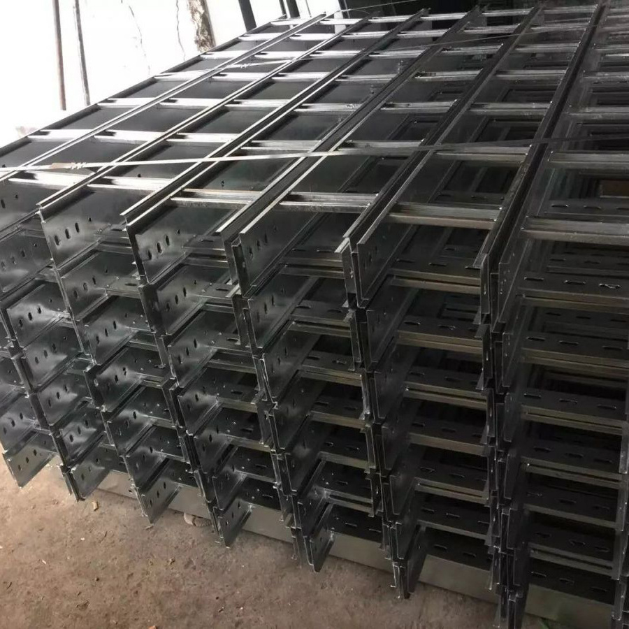 Outdoor Cable Tray Slotted Ladder Type Cable Tray in Galvanized Electrical Tray