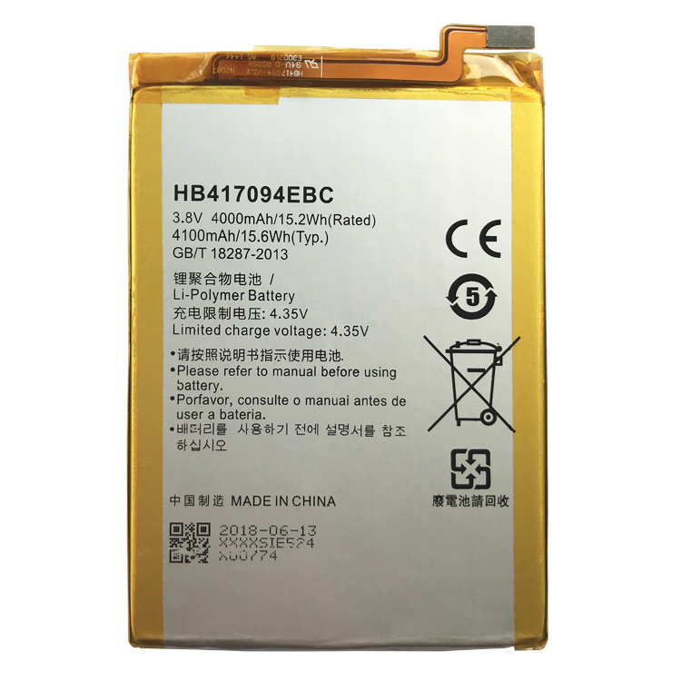 Battery HB417094ECW for HUAWEI MATE 7 cell phone battery MATE7 mobile phone battery 4000MAH