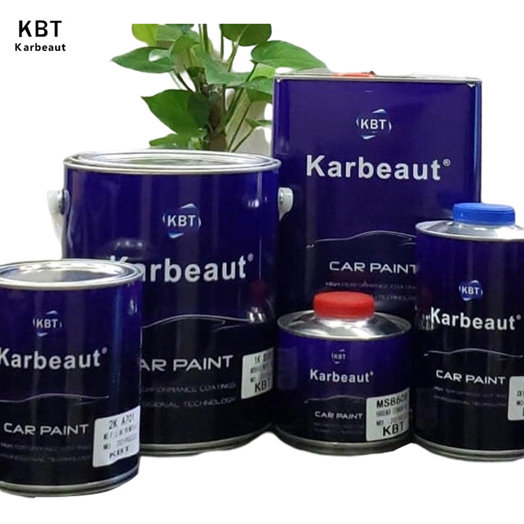 1K Basecoat Silver Tinter Car Refinish Paint Moderate Glittering Silver Metallic Auto Paint For Repair