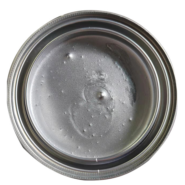 1K Basecoat Silver Tinter Car Refinish Paint Moderate Glittering Silver Metallic Auto Paint For Repair