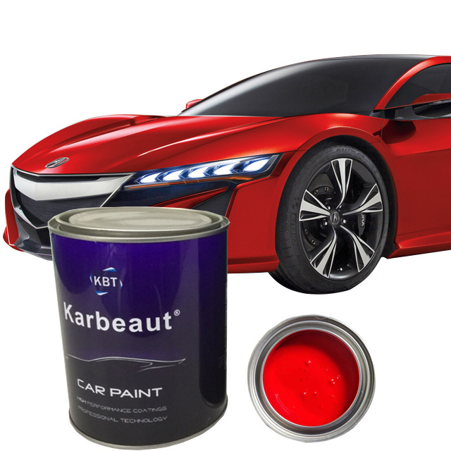 2K Color Car Paint B217 Bright Red Auto Paint With Good Price Nice Covring For Car Repair