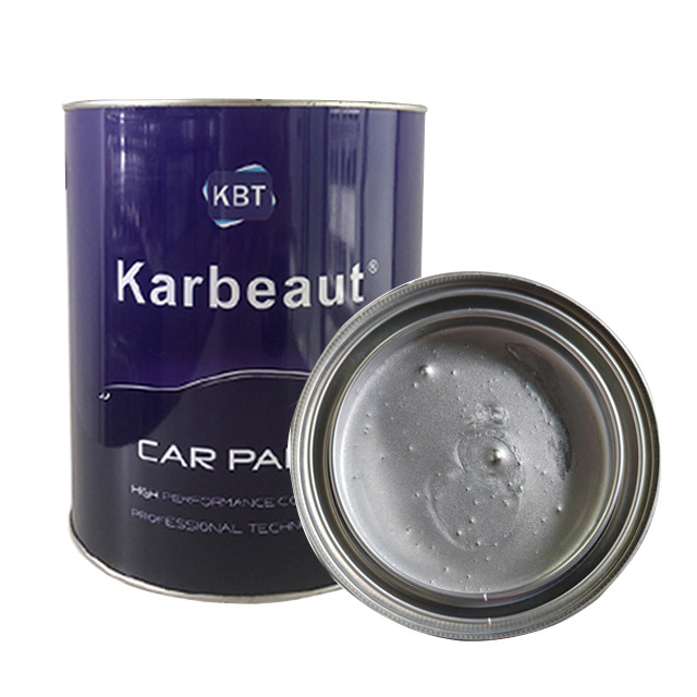 1K Basecoat Silver Tinter Car Refinish Paint Moderate Glittering Silver Metallic Auto Paint For Repair