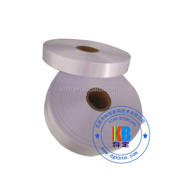 printed  100% Polyester  Printing double face ribbon blank white fabric satin ribbon