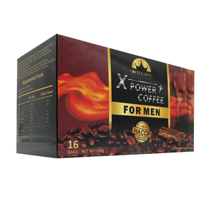 Healthcare Supplement Male Power Drink Tongkat Ali Energy Herbal Healthy Vitality Instant Black Maca Reishi Coffee