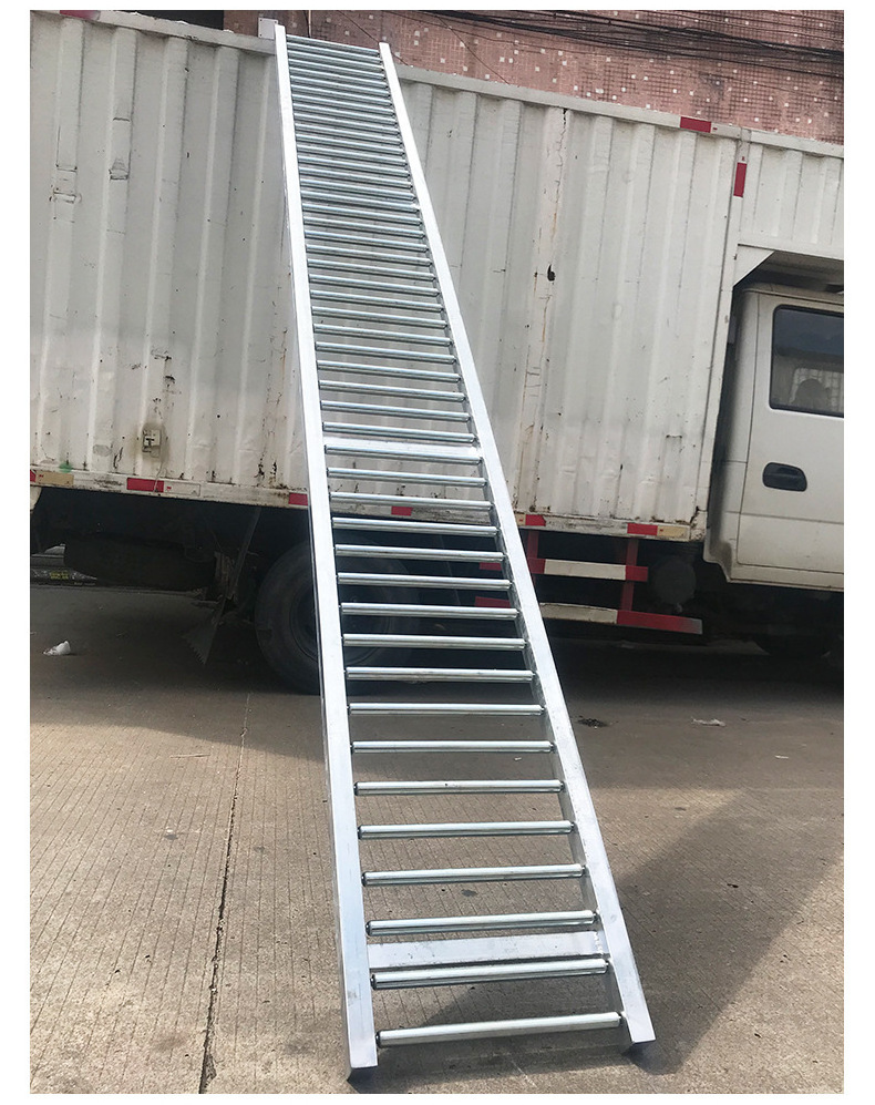 portable Container unloading tool slide roller conveyor line stainless steel roller conveyor