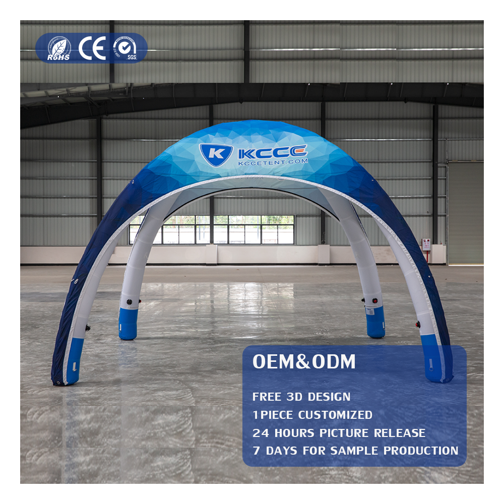 Large Factory Sale Exhibition Show Portable Custom Trade Spider Party Sport Event Outdoor Advertising Dome Air Inflatable Tent