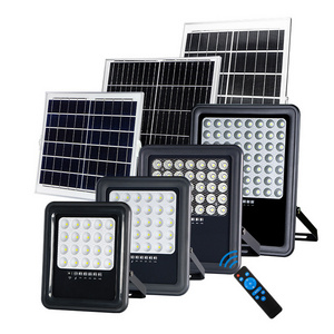 KCD Garden Stadium IP67 COB Energy Saving Rechargeable 50w Portable Solar Flood Light Outdoor Waterproof With Motion Sensor