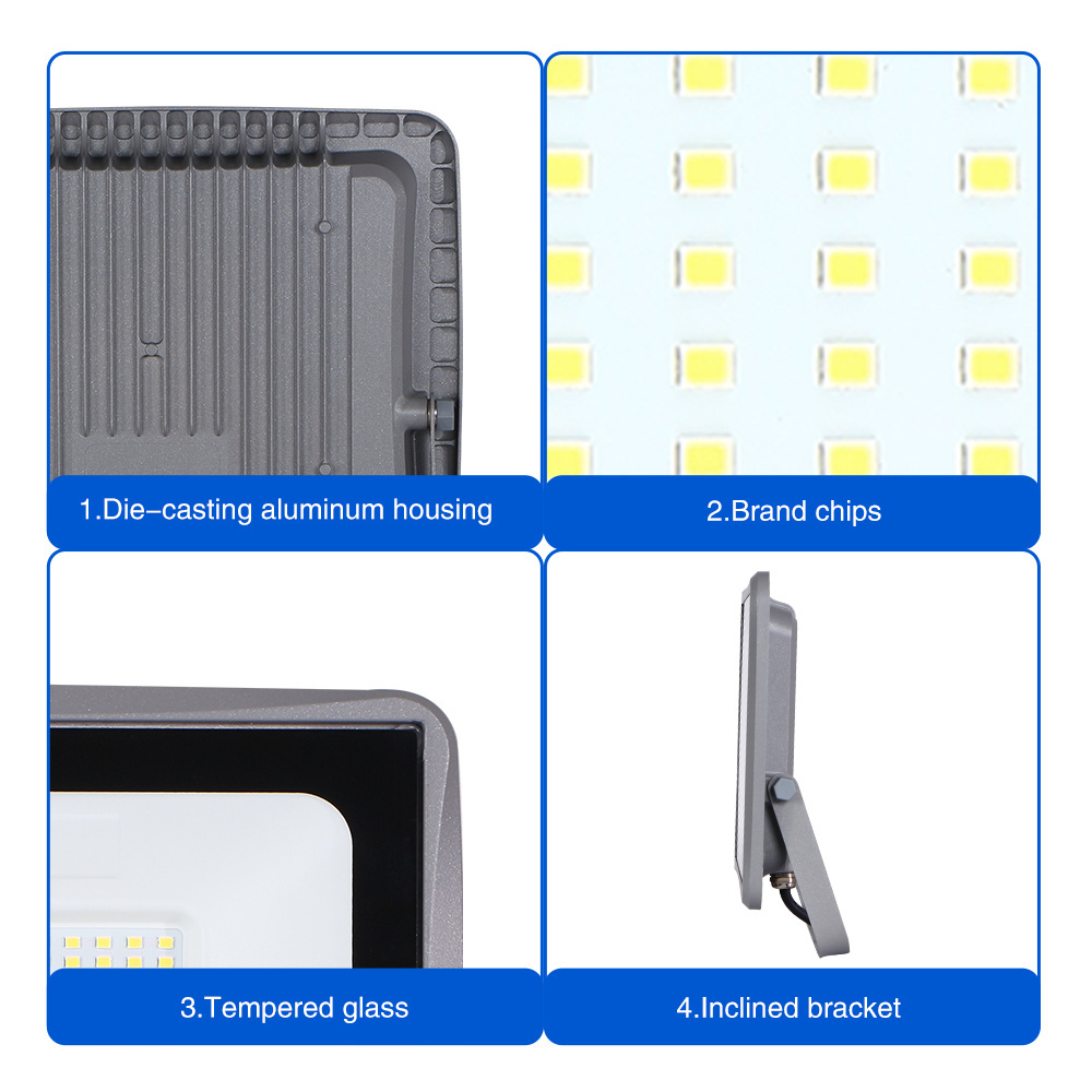 KCD stadium modular outdoor waterproof portable 50w 100w 200w 300w 400w 500w 1000w floodlight flood lights led with ies file