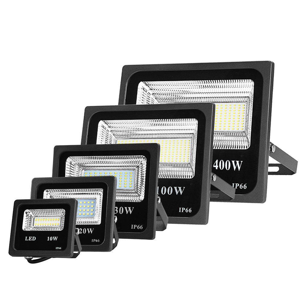 KCD Energy Saving Security Lamp IP66 Projectors 30w 50w 100w LED Flood Light Warm White Outdoor Floodlight