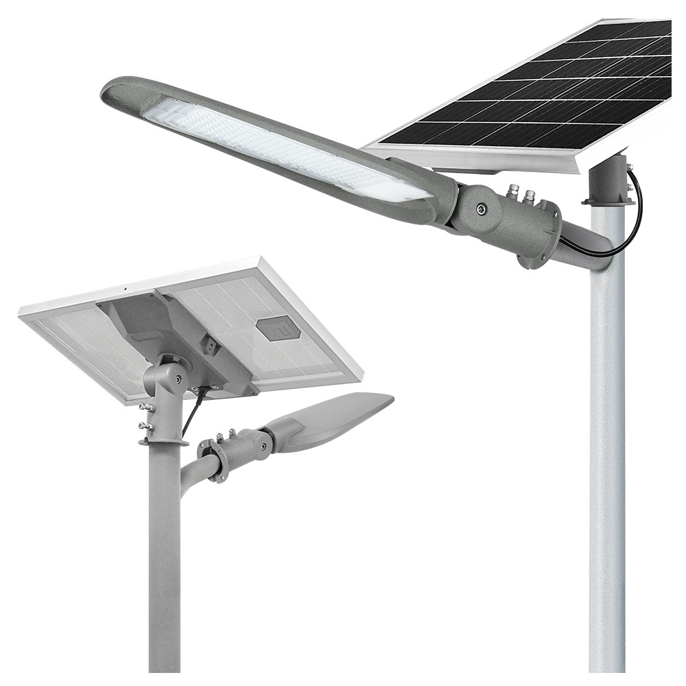 KCD outdoor high lumen waterproof ip66 large battery led all in one solar street light 200w