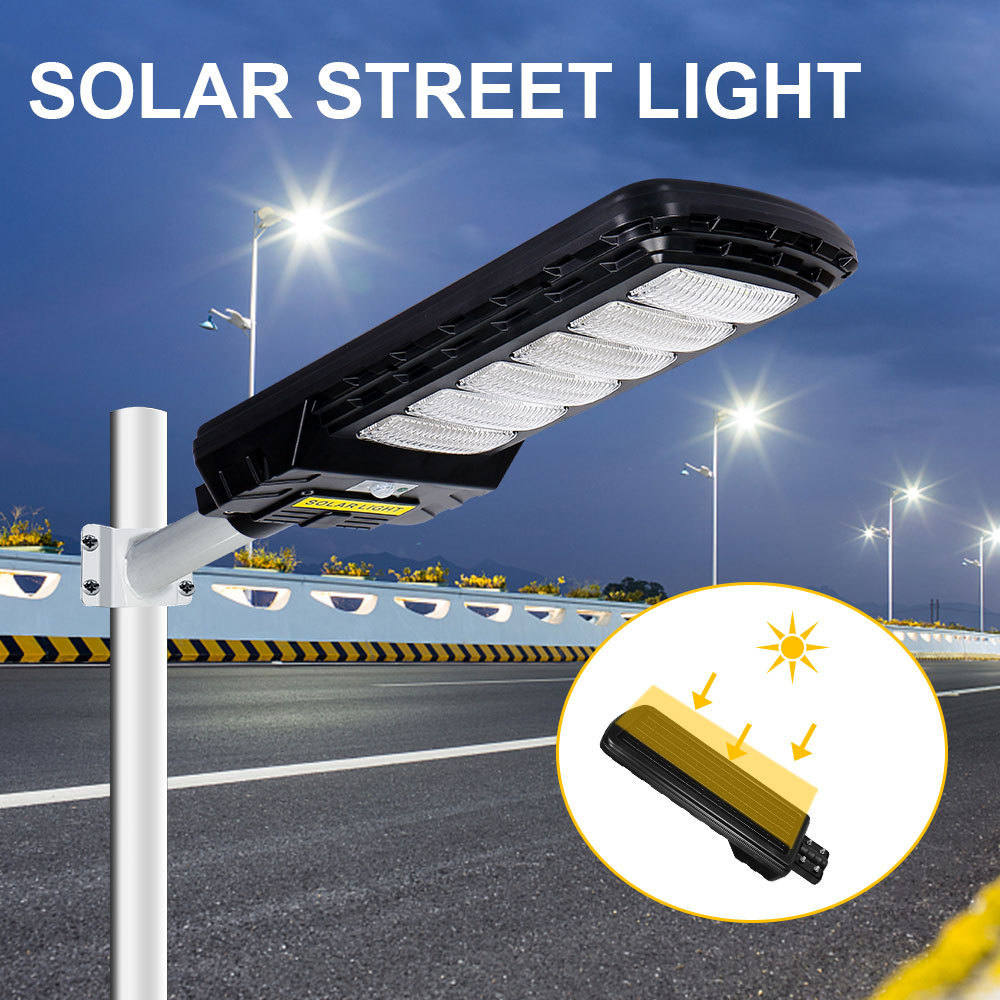 KCD 550w 1000w Outdoor Commercial Street Night Lamp Smart Aluminum Alloy All In One Integrated Solar LED Street Lights 150w