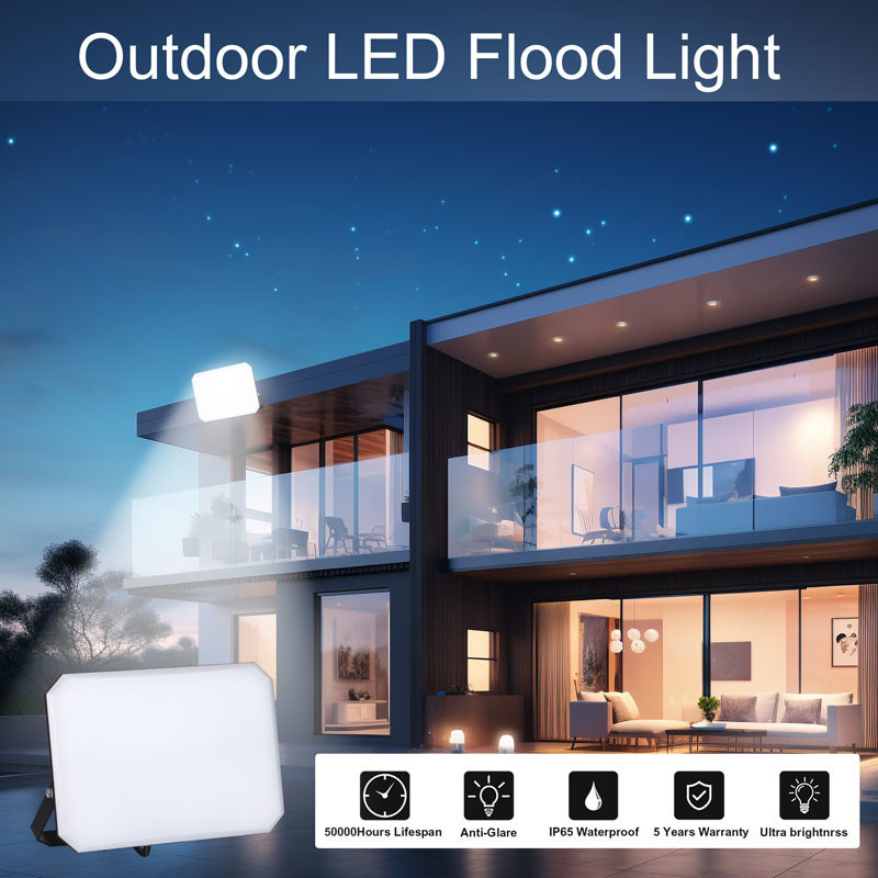 KCD Energy Saving High Lumen IP65 Waterproof Outdoor Led Floodlight SMD 10W 20W 30W 50W 100W 150W 200W 300W 400W Led Flood Light