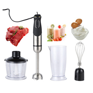 Hand Blender 4In1 Red 800W Blender Hand Egg Mixer For Kitchen