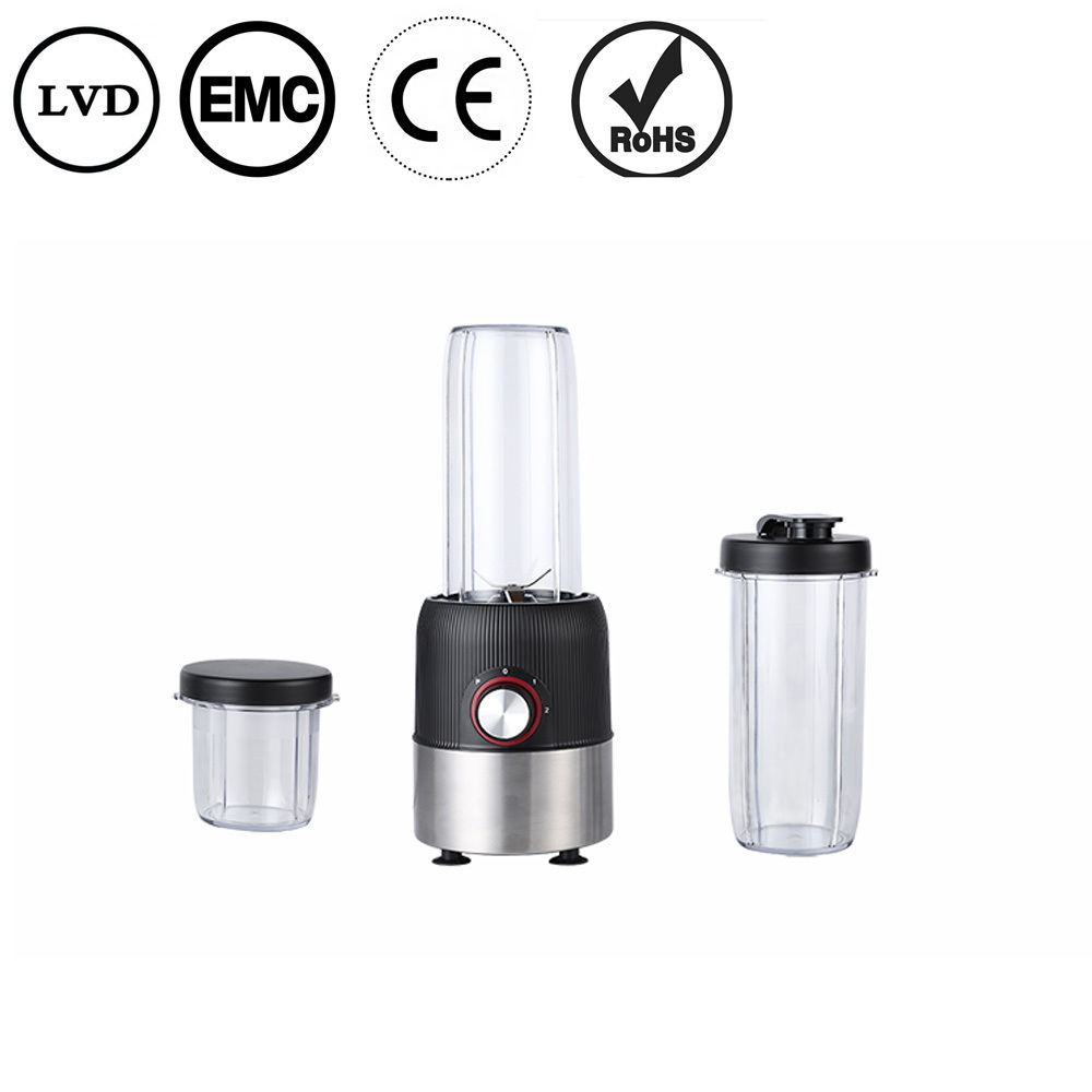 Portable electric mini blender mixer shaker mini portable blender matte black fresh juice mini fast portable blender