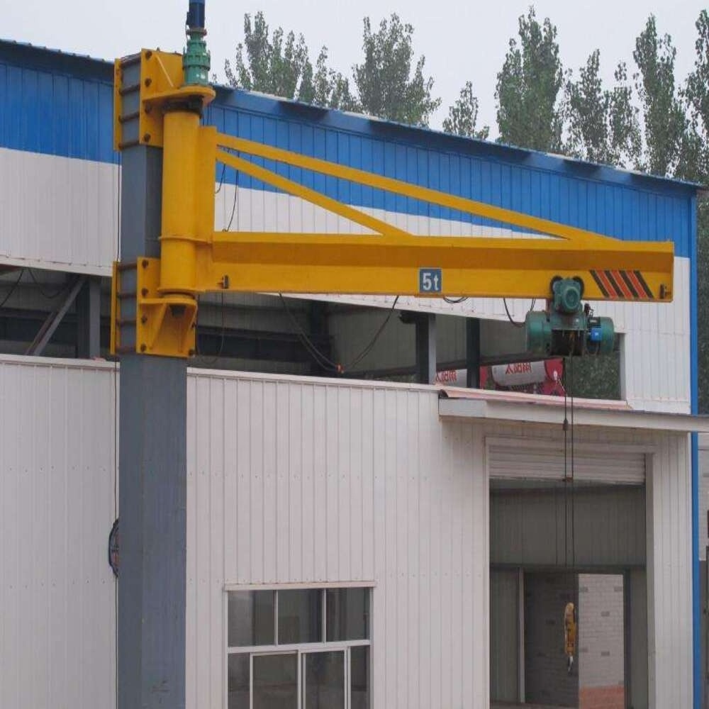 Jib Boom Lift 360 Degree Rotating Cantilever Swing Arm Jib Crane Outdoor Jib Crane 5 Ton