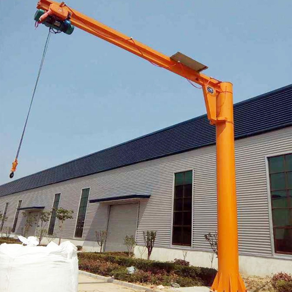 Jib Boom Lift 360 Degree Rotating Cantilever Swing Arm Jib Crane Outdoor Jib Crane 5 Ton