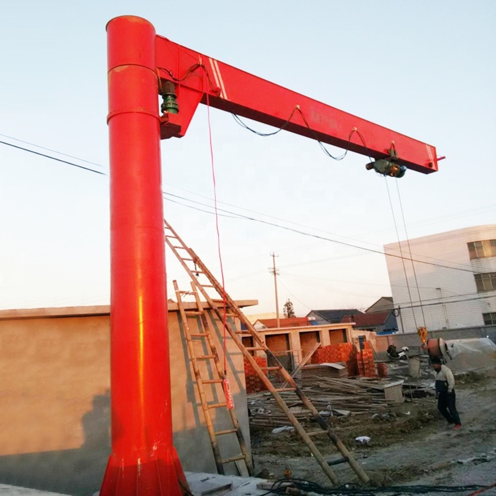 Jib Boom Lift 360 Degree Rotating Cantilever Swing Arm Jib Crane Outdoor Jib Crane 5 Ton