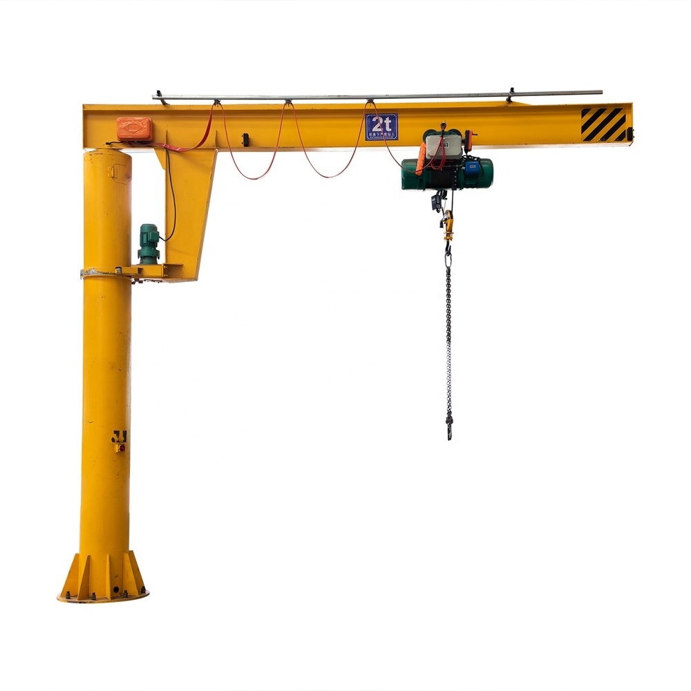 Workstation Jib Balance Crane Swing Arm Workstation Double Jib Level Luffing Cranes Indoor Jib Crane with Hoist for Sale