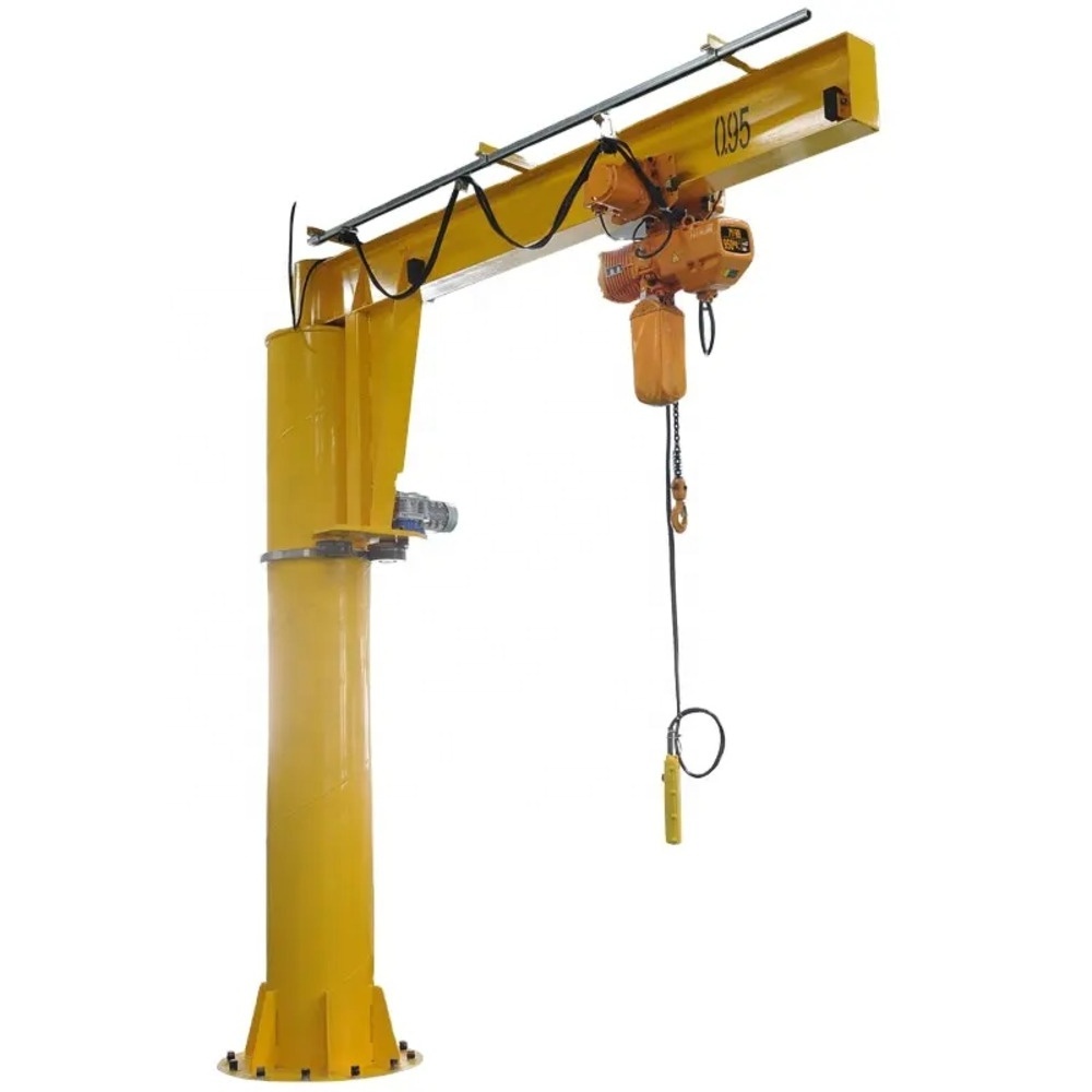 Workstation Jib Balance Crane Swing Arm Workstation Double Jib Level Luffing Cranes Indoor Jib Crane with Hoist for Sale