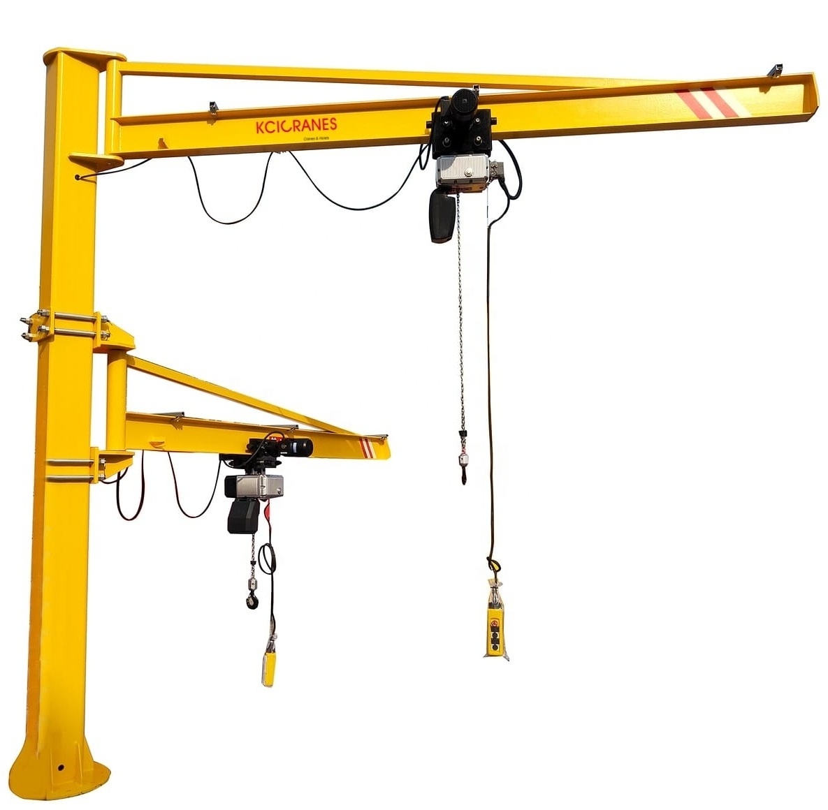 Workstation Jib Balance Crane Swing Arm Workstation Double Jib Level Luffing Cranes Indoor Jib Crane with Hoist for Sale