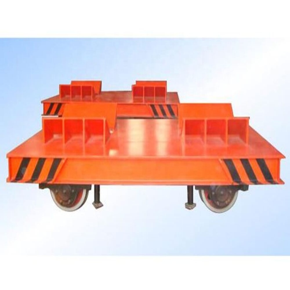 Steerable Heavy Duty Mover Trolley Transfer Carts for heavy Steel Maker Manufacturing Using