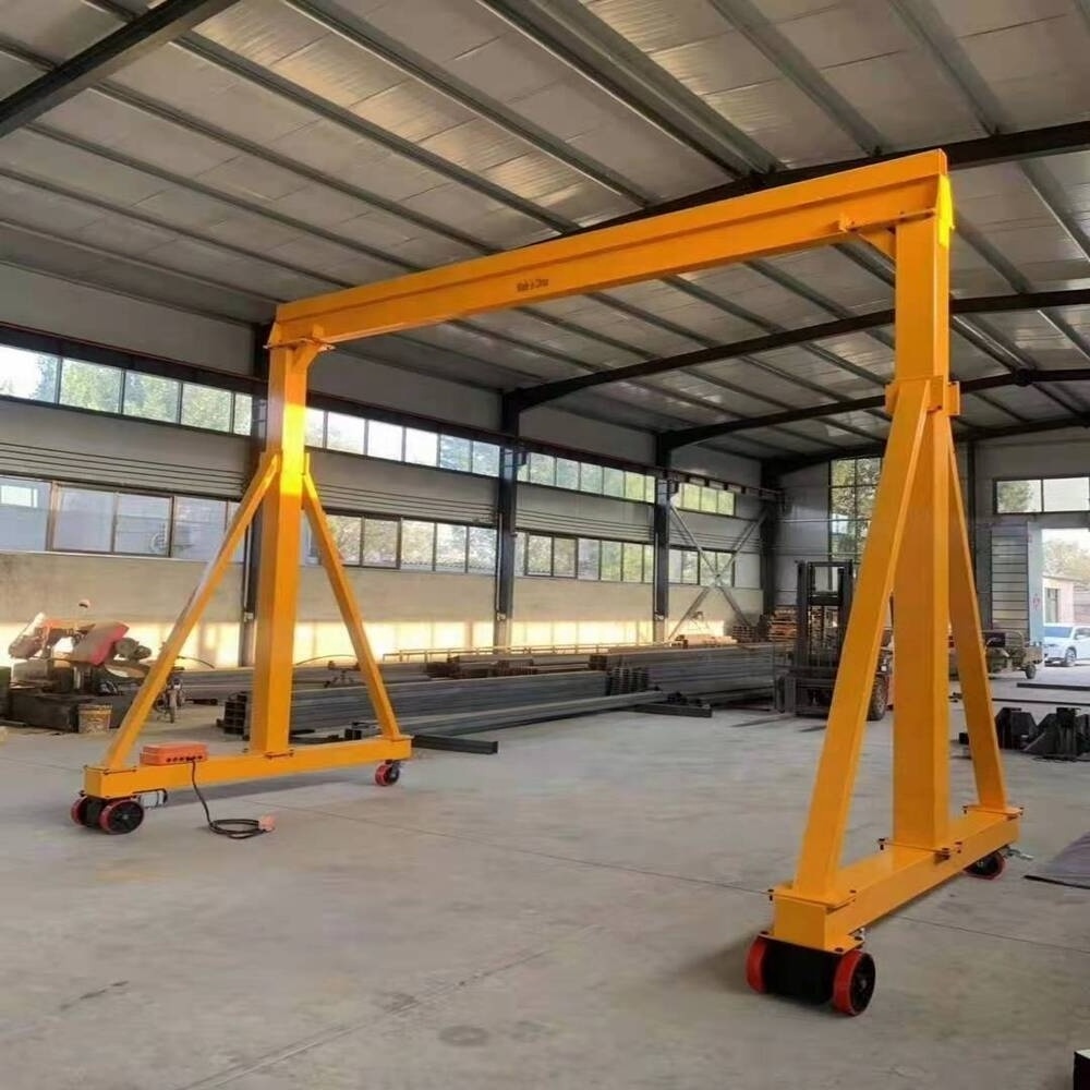 Gantry Crane Small on Overhead Rails 2 Ton Bridge Crane 500kg Monorail Hoist Crane