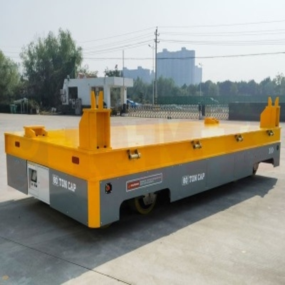 Steerable Heavy Duty Mover Trolley Transfer Carts for heavy Steel Maker Manufacturing Using