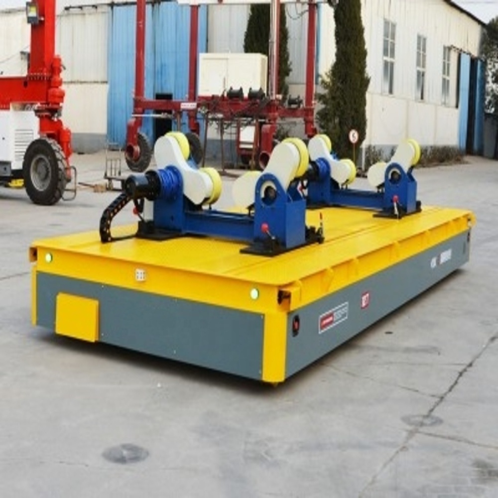 Diesel Tractor 30 Tons Electric Tractor Cable Drum Powered Transfer Cart Steerable Transfer Cart