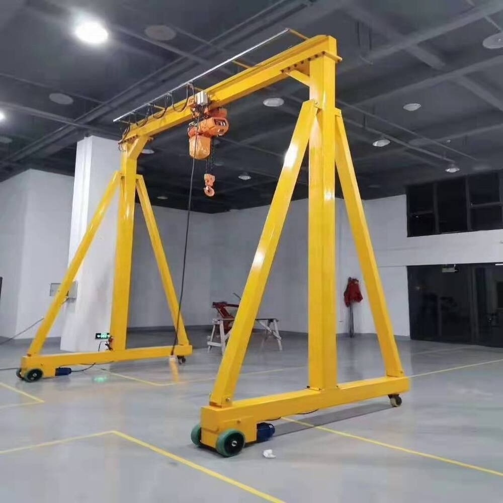 Gantry Crane Small on Overhead Rails 2 Ton Bridge Crane 500kg Monorail Hoist Crane