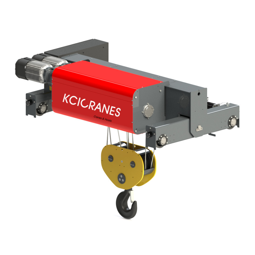 Ce Certificate 3 Phase Motor 20/5t European Double Beam Overhead Eot Crane Electric Hoist with Beam Trolley