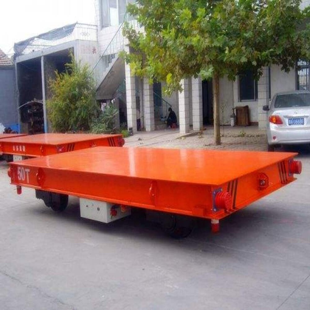 Steerable Heavy Duty Mover Trolley Transfer Carts for heavy Steel Maker Manufacturing Using