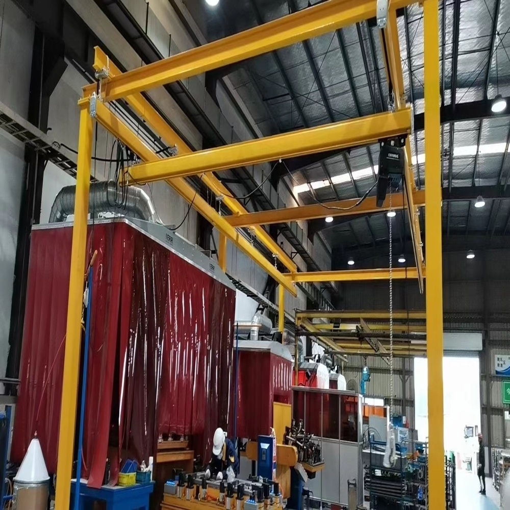 Optimizing Factory Layout with Under Hung Rail Track for Limited Ceiling Roof Spaces