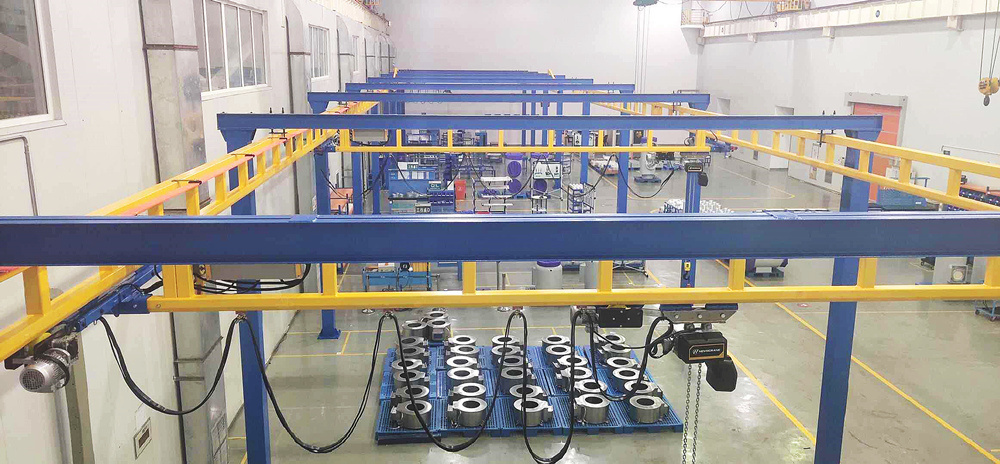 Monorail 5 Ton Bridge Crane Ton Workstation Cranes Rail The Modular Light Crane Price Warehouse Indoor Provided 1 Set 2000 KG