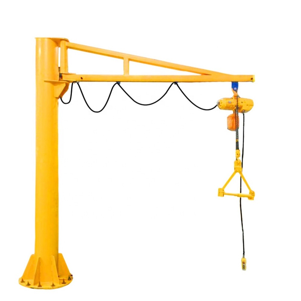 Hydraulic Jib Cranes Magnetic Tie-Rod Supported Jib Cranes Components Mast Type  Jib Crane