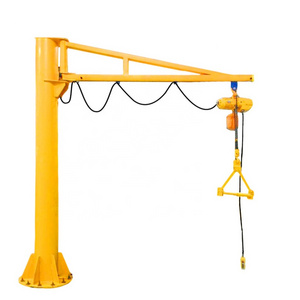 Hydraulic Jib Cranes Magnetic Tie-Rod Supported Jib Cranes Components Mast Type  Jib Crane